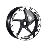 Tvs Wego 110 2012 - 2024 Uyumlu Beyaz Geniş 1 Set Jant Şeridi