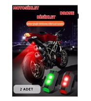 Rgb Motosiklet Drone Bisiklet Otomotiv Şarjlı Kablosuz Mini Led - 7 Farklı Renk