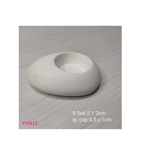 YY0913 Taş Tealight Mumluk Silikon Kalıp