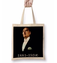 Mustafa Kemal Atatürk 4 Bez Çanta Uzun Saplı