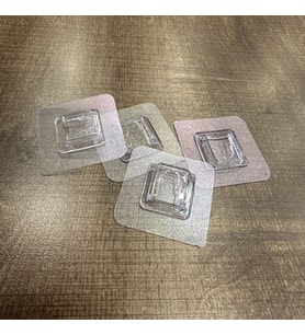 Yedek Yapıştırıcı Sticker Duvar Yapışkan Sihirli Banyo Düzenleyici Yedek Yapıştırıcısı 4 Adet