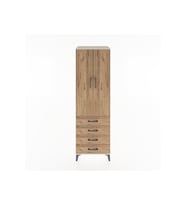Hyperion Dolap 2 Raflı 4 Çekmeceli Tek Askılı 60x44x195 Aytaşı-Çam