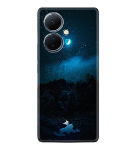 Vivo V29 Lite Kılıf Silikon Desen Özel Seri Gece 1633
