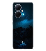 Vivo V29 Lite Kılıf Silikon Desen Özel Seri Gece 1633