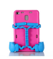 Galaxy Tab A 8.0 (2019) T290 Fuchsia Eva Boxer Tablet Silikon (Koyu Pembe)