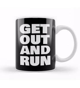Get Out And Run Kupa Bardak Porselen