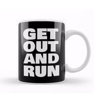 Get Out And Run Kupa Bardak Porselen