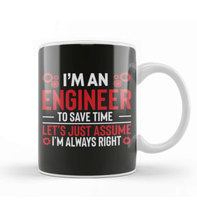 I Am An Engineer 02 Kupa Bardak Porselen