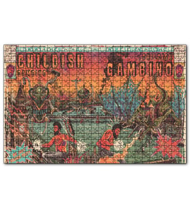 Cakapuzzle Childish Gambino Poster  Puzzle Yapboz MDF (Ahşap) (120 Parça)