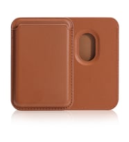 Apple iPhone 12 Mini Uyumlu Zore Cardsafe Kartlık (Açık Kahve)