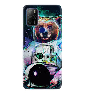 Omix X300 X500 X400 X600 X700 Kılıf Desemli Silikon Astronot Panda 1755