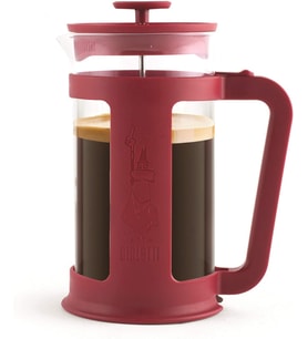 Bialetti - Smart French Press: Yaklaşık 1L Kapasiteli Kahve Hazırlayıcı - Kırmızı Polipropilen Gövde (Çok Renkli)
