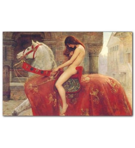 Cakatablo Tanrının Armağanı Lady Godiva  MDF Tablo