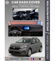 DACIA SANDERO (2021+) EKRANLI MODEL Torpido Örtüsü Torpido Koruma Çatlamayı Engeller Tam Uyum