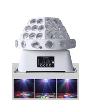 Quenlite QR-650 DMX Profesyonel Dönerli RGB LED Top Işık Disko Sahne Işık Sistemi