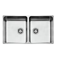 Teka Stage BE 2B 780 Tezgah Altı Çelik Eviye (Gümüş)