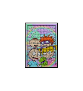 Ghostbastır Design Rugrats 99 Parça Ayaklı Puzzle – Dekoratif Çocuk Yapbozu 0113