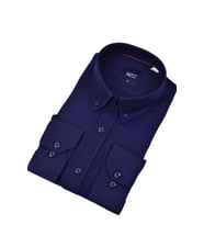 Erkek Slim Fitt Uzun Kol Gömlek 2424 BGL-ST04381 (Lacivert)
