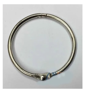 Kilitli Yuvarlak Halka, 3cm - 1 Adet