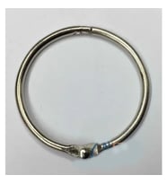 Kilitli Yuvarlak Halka, 3cm - 1 Adet
