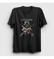 Presmono Unisex Siyah Soldier V2 Iron Maiden T-Shirt 293847tt