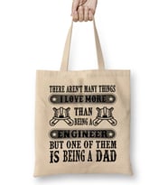 Mens Dad And Engineer Funny Fathers Gift Ideas 05 Bez Çanta Uzun Saplı