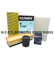 Fiat Doblo 1.4 Benzinli Filtre Bakım Seti 2005-2010 Opar + Bosch