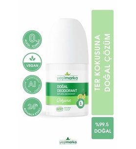 YEŞİL MARKA DOĞAL DEODORANT - BERGAMOT KOKULU 50 ML