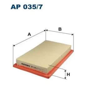 FILTRON AP0357 Hava Filtresi A2740940104 A2740940204
