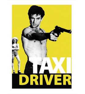Taxi Driver Art Mdf Tablo