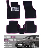 AUDİ A8 L (2017-2024) Uyumlu EVA Paspas Tam Set–Araca Özel,Su Geçirmez,Hızlı ve Kolay Montaj