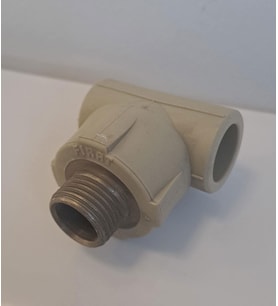 PPRC ERKEK TE Ø20x1/2"X20 ( FIRAT ) GRİ