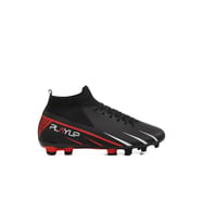 Playup Siyah Çoraplı Erkek Krampon MK-251-143 M (Siyah-Kırmızı)