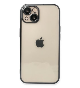 iPhone 14 Kılıf Razer Lensli Silikon - Siyah