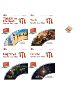 Palme 11. Sınıf Maarif Tematik Edebiyat Tarih Coğrafya ve Felsefe 4lü Set Soru Kitabı + Telefon Standı