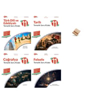 Palme 11. Sınıf Maarif Tematik Edebiyat Tarih Coğrafya ve Felsefe 4lü Set Soru Kitabı + Telefon Standı
