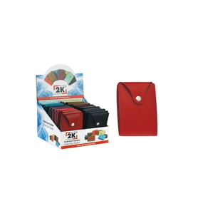 Kredi Kartlık 20 Kart Kapasiteli Yatay 24'lü Stand 12 Renk Credit Card Holder Rainbow Vegan 7x10,5 cm (Karışık)