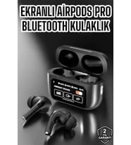 Yeni Nesil Bluetooth Kulaklık Ekranlı Yüksek Ses Kaliteli Uzun Şarj Süreli