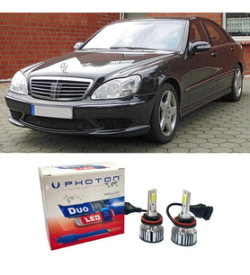 Mercedes S W220 Led Xenon Kısa Far Ampulü H7 Duo Yeni Seri Beyaz