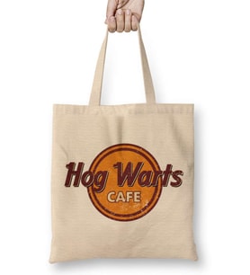Harry Potter Hogwarts Cafe Bez Çanta Uzun Saplı
