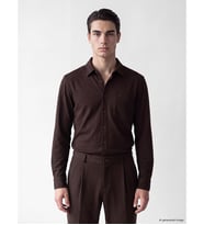 LCWAIKIKI Classic Mürdüm Regular Fit Erkek Gömlek