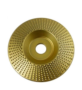 TROY 25072 Avuç Taşlamalar için Ahşap Törpü Diski, Konik (Metal)
