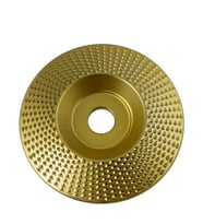 TROY 25072 Avuç Taşlamalar için Ahşap Törpü Diski, Konik (Metal)