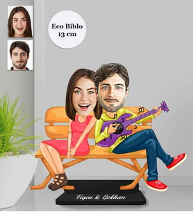 Kişiye Özel Sevgili Ahşap Eco Biblo -14