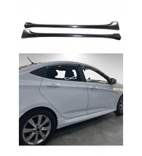 Hyundai Accent Blue Yan Marşpiyel 🚘  Dayanıklı Plastik, Sportif Tasarım, Kolay Montaj  📋 (Standart)