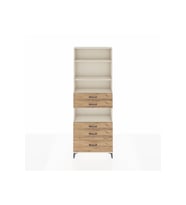 Arges Dolap 4 Raflı 5 Çekmeceli 88x30x243 Aytaşı-Çam