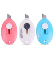 Powermaster PM-14375 Çelik Bıçaklı Mini Tekli Falçata Maket Bıçağı