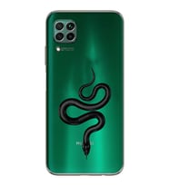 Huawei P40 Lite Uyumlu Baskılı Yumuşak Silikon Şeffaf Telefon Kılıfı