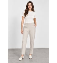 Kadın Beli Lastikli Cepli Boru Paça Pantolon W27-1578