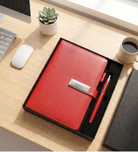 Özel Premium Kutulu Defter Kalem Seti